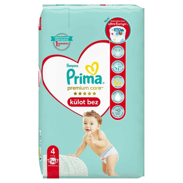 Prima Premium Care Bebek Külot Bezi 4 Beden 44x4 176 Adet - 2