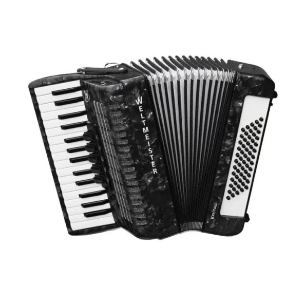 Akordeon Weltmeister Kristall 30/60/ııı/5 Siyah Wm-01010569