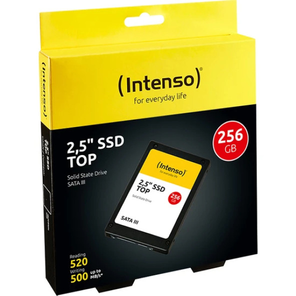 Intenso Top 2.5" 256GB 520MB-500MB/s Sata3 SSD - 6