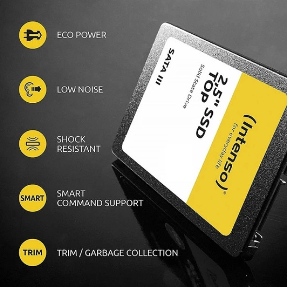 Intenso Top 2.5" 256GB 520MB-500MB/s Sata3 SSD - 3