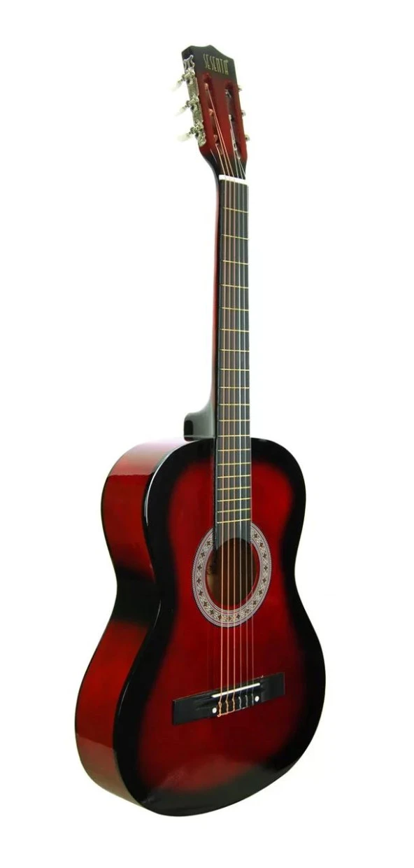 Klasik Gitar Öğrenci Kırmızı Sesenta Ssc38rb