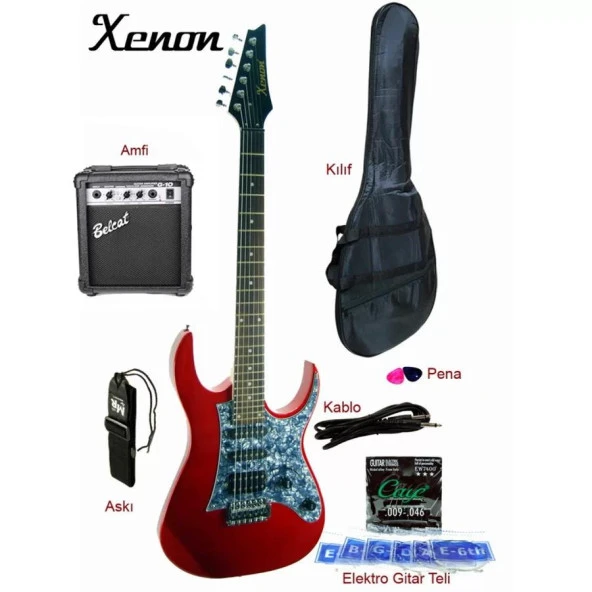 Elektro Gitar Seti Xne4rdset