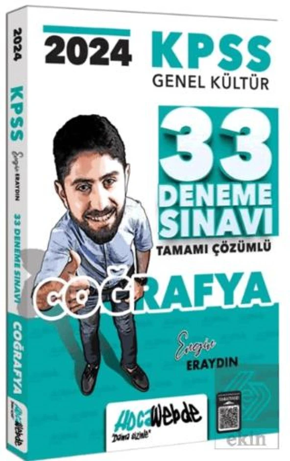 2024 KPSS GK Coğrafya Tamamı Çözümlü 33 Deneme Sın