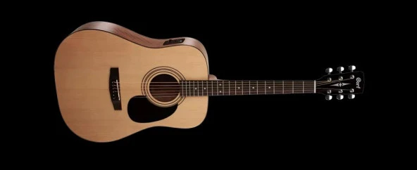 Cort Ad810e-opw Elektro Akustik Gitar, Kılıflı, Open Pore, Ladin K