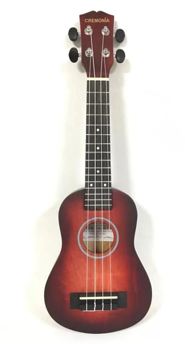 Cremonıa Au-h01a-21rd Ukulele 21" Mat Kırmızı