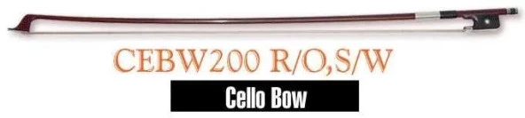 Valencıa Cebw200 Cello Yay, Scale (4/4), Brezilya Ağacı, Gümüş Bala