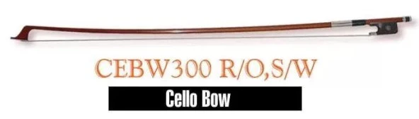 Valencıa Cebw300 Cello Yay, Scale (4/4), Brezilya Ağacı, Gümüş Bala