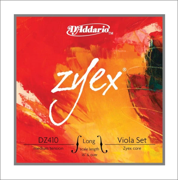 Daddarıo Dz410lm Viola Tel Set, Zyex, Long Scale, Medıum Tensıon