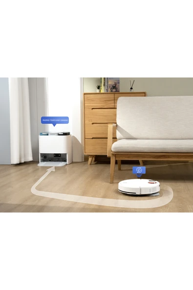 Lydsto W3 Basınçlı Paspas 10000 Pa Toz Toplama Üniteli Akıllı Robot Süpürge - Resim 2