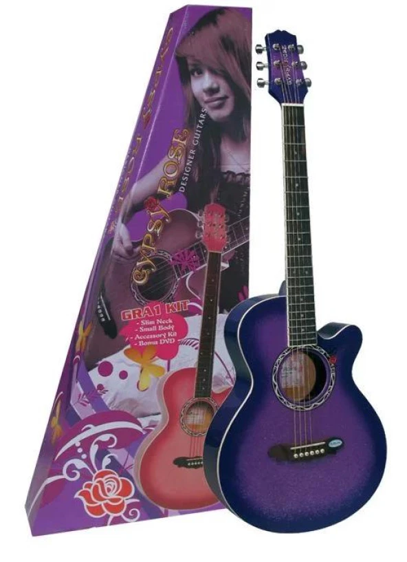 Valencıa Gra1kcpp Akustik Gitar Gypsy Rose Set (gıgbag, Strap, Stıck