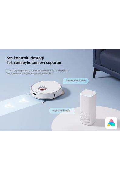 Lydsto W2 Edge 12.000 Pa Paspas Kaldıran Akıllı Robot Süpürge - Resim 5