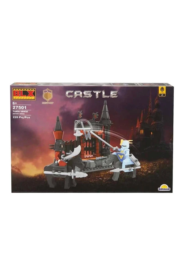 Castle Şövalye Kale Kapısı 220 Parça Yapı Oyun Seti - 2
