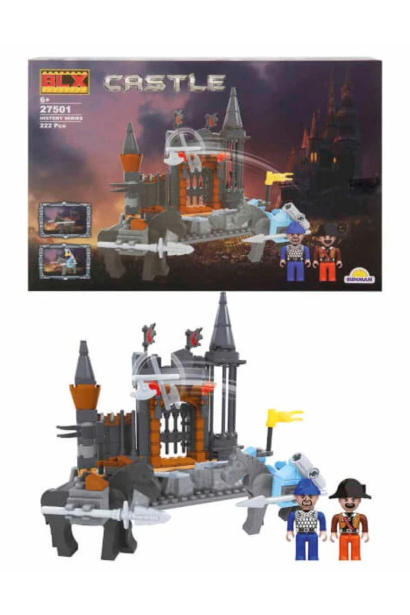 Castle Şövalye Kale Kapısı 220 Parça Yapı Oyun Seti - 3