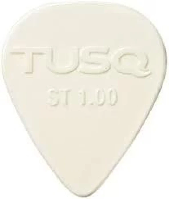 Graphtech PQp-0100-w6 TusQ Pick 1.00mm White 6 Pack Bright Tone (pena)