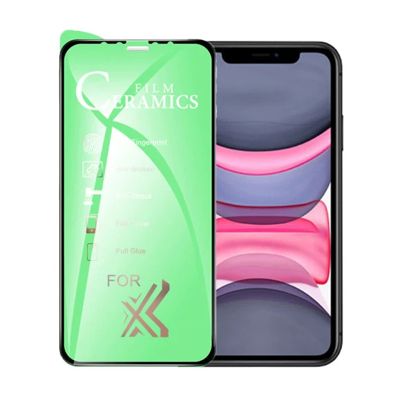 İphone 11 Ekran Koruyucu 9D Seramik Nano Tam Kaplayan Kavisli