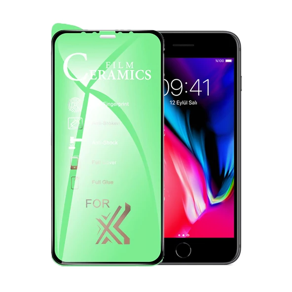 iPhone 6 Ekran Koruyucu 9D Seramik Nano Tam Kaplayan Kavisli