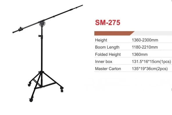 D-stand Sm-275 Boom Mikrofon Standı - 2