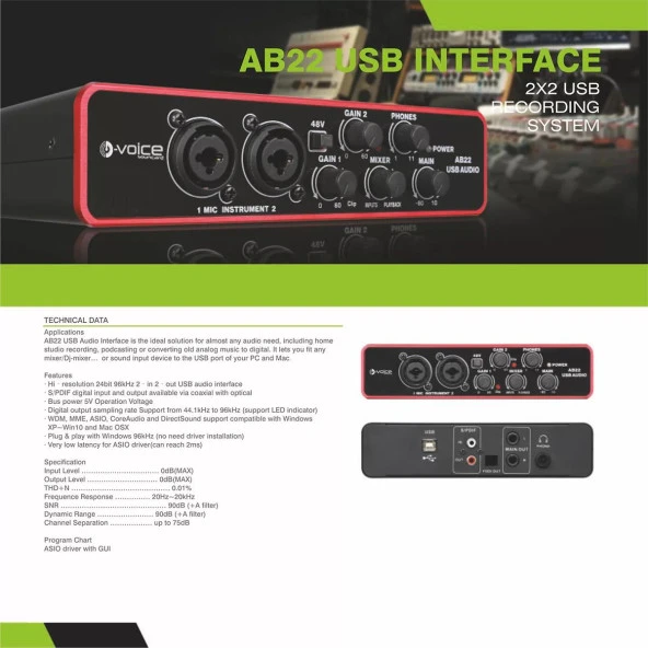 D-voıce Ab22usb Box Ses Kartı - 2