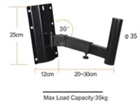 D-stand Ss-wx   12" 15"  Duvar Kabin Sehpası