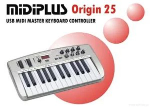 Mıdıplus Orıgın 25 Usb Mıdı Keyboard