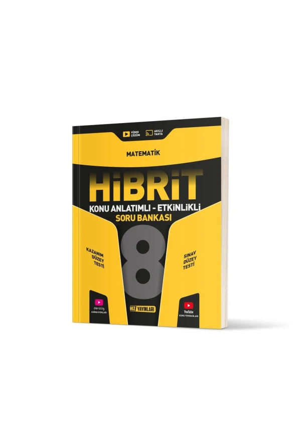 Hız 8. Sınıf Hibrit Matematik Soru Bankası