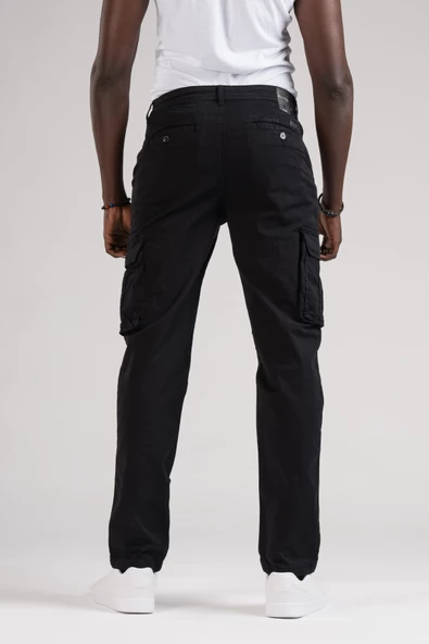 FBI Jeans Mevsimlik Kanvas Kumaş Regular Fit Boru Paça Kargo Pantolon - 10