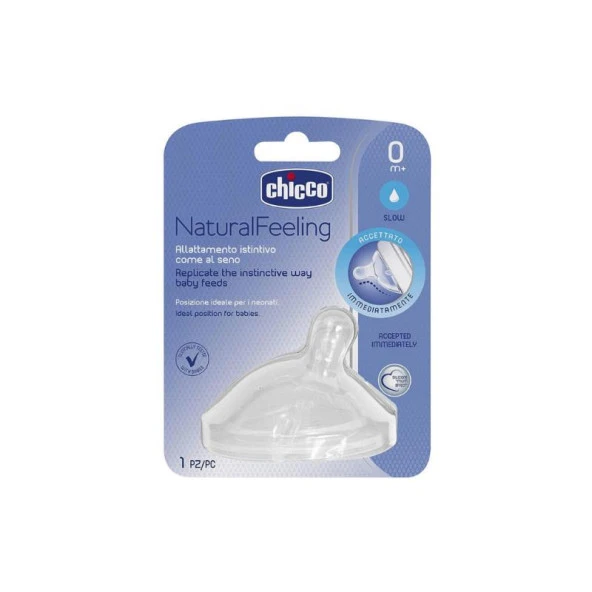 Chicco Natural Feeling Normal Akış 0 Ay+ Biberon Emziği ürün görseli 1