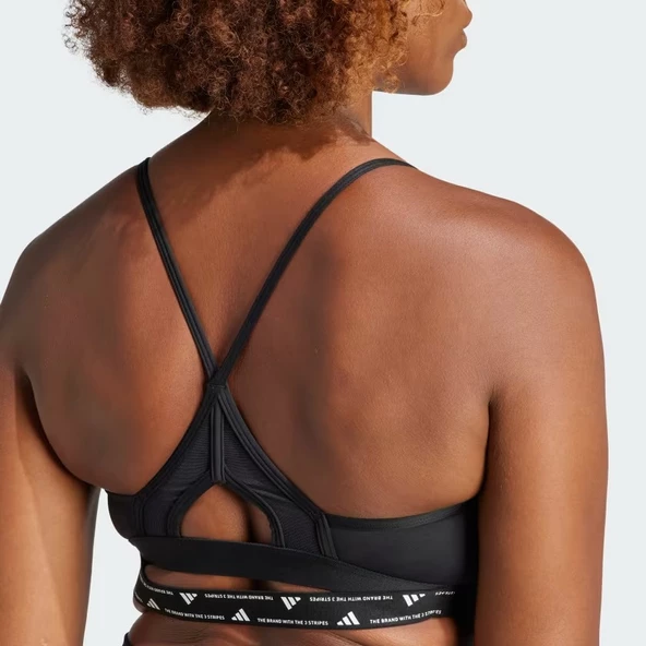 Adidas IQ3388 Aerct Ls Bra Kadın Sporcu Sütyeni - 6