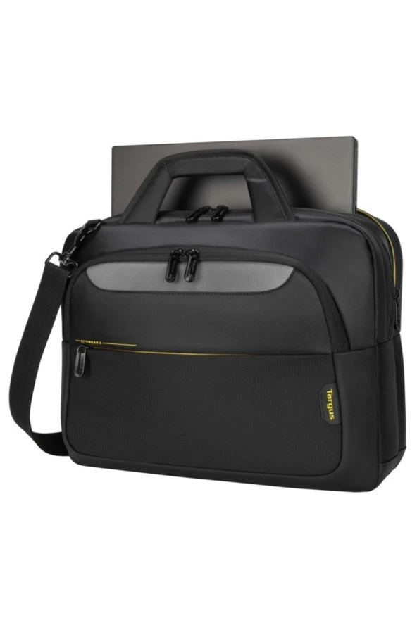 Targus TCG455GL CityGear Topload 12-14 inç Notebook Laptop Çantası - Siyah - 4