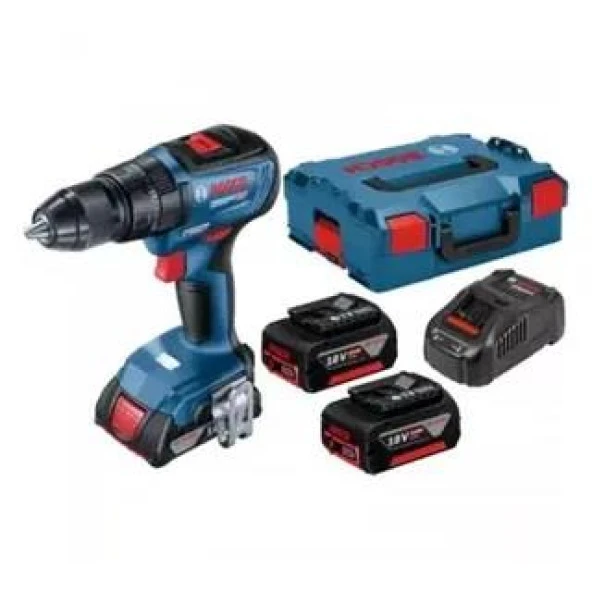 Bosch Professional GSB 18V-50 5,0Ah Çift Akülü Darbeli Delme/Vidalama-06019H5101