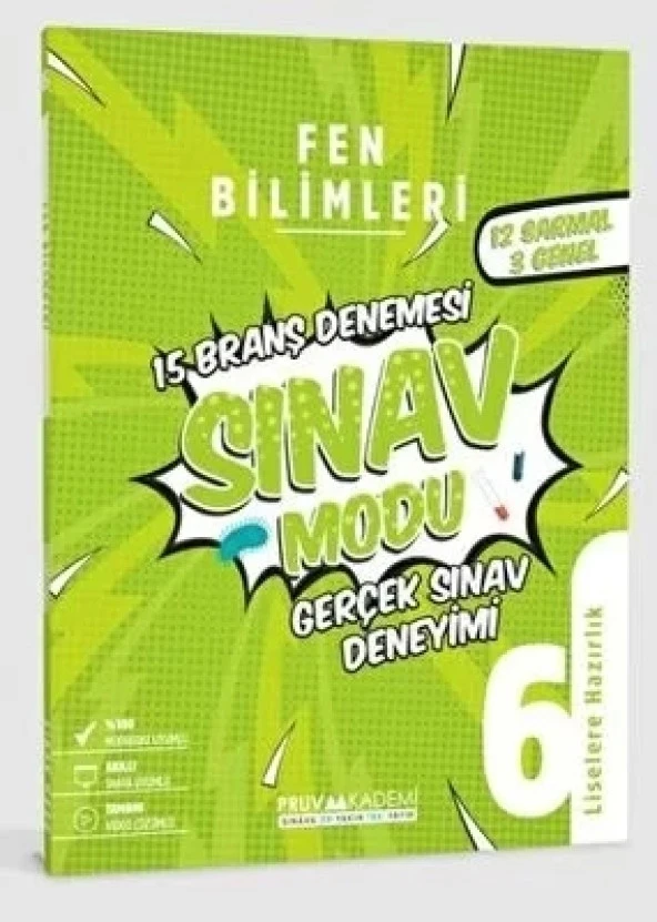 6.SINIF FEN BİLİMLERİ BRANŞ DENEMESİ