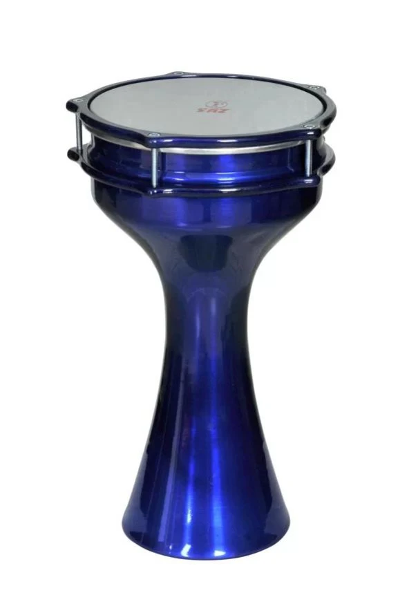 Saz 810d-bl Alüminyum Darbuka Statik Mavi 20cm