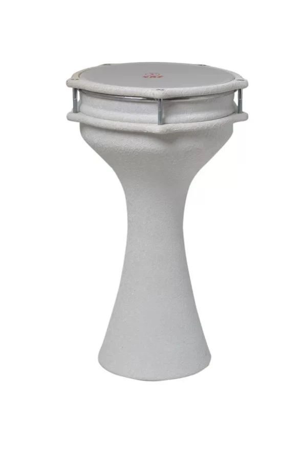 Saz 840a-wt Alüminyum Darbuka Krokodil Beyaz 20cm