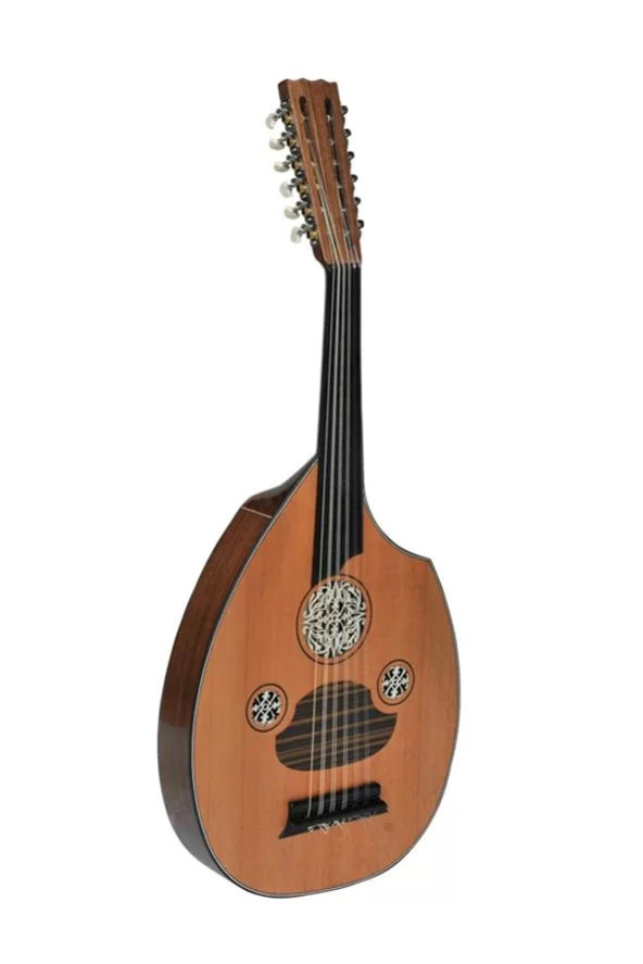 Saz Fl3-wrg Türk Flat Elektro Ud Ceviz Red Cedar Gitar Burgulu