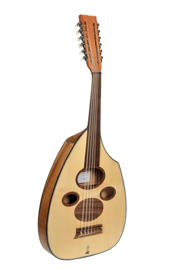 Saz Af1-cg Arap Flat Elektro Ud Kestane Gitar Burgulu