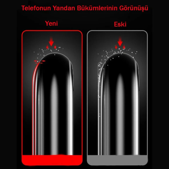 Samsung A21S Ekran Koruyucu 9D Seramik Nano Tam Kaplayan Kavisli - 6