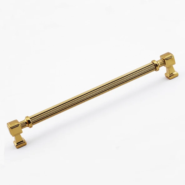 Talas Altın Çizgi Metal Kulp 224 mm 22.4 cm Mobilya Çekmece Mutfak Dolabı Dolap Kapak Kulpları Kulbu - Resim 3