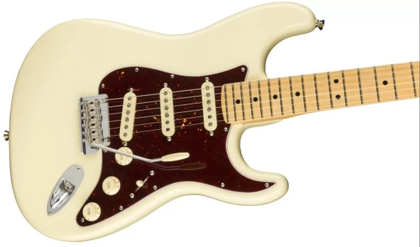 Fender American Professional Iı Stratocaster Akçaağaç Klavye Olympic White Elektro Gitar - 4