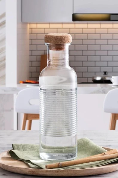 Paşabahçe 80352 Hoop Mantar Kapaklı Şişe 1000cc - Resim 2