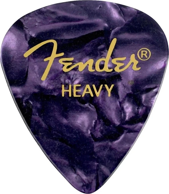 Fender Premium Celluloid 351 Shape Heavy Purple Moto 12-adet Pena