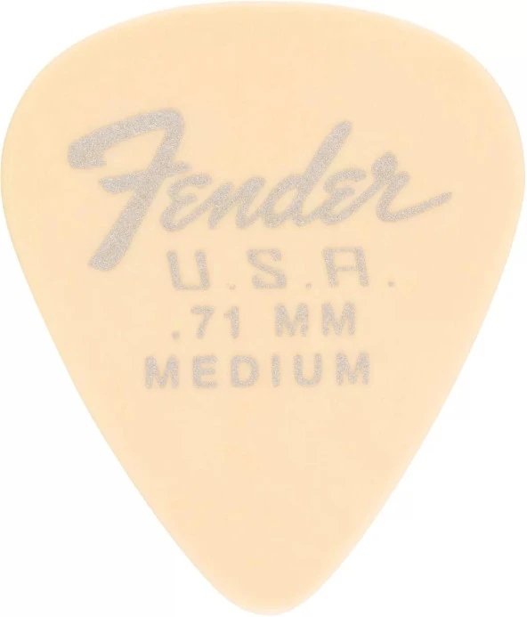 Fender Dura-tone 351 Shape .71 Olympic White 12-adet Pena