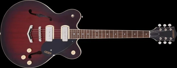 Gretsch G2622-p90 Streamliner Center Block Double-cut P90 V-stoptail Laurel Klavye Claret Burst Elektro Gitar