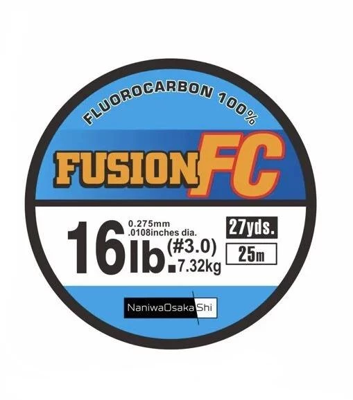 Naniwa Osaka Shi Fusion 25m Fluorocarbon Misina