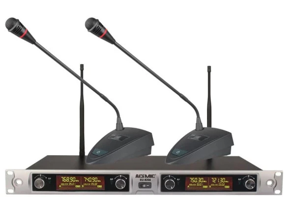 Acemic Eu-8204 4lü Wıreless Conference Mıcrophone System - 4
