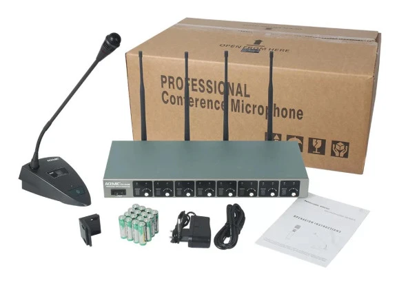Acemic Eu-8408 8li Fix Wıreless Conference  Mıcrophone System - 4
