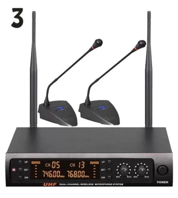 Oxid Um-670kk Telsiz Kürsü Mikrofon