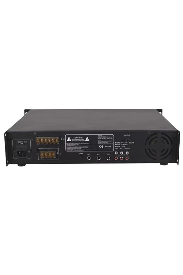 D-sound D-400uf 400 Watt Trafolu 5 Bölge Anfi - Resim 2