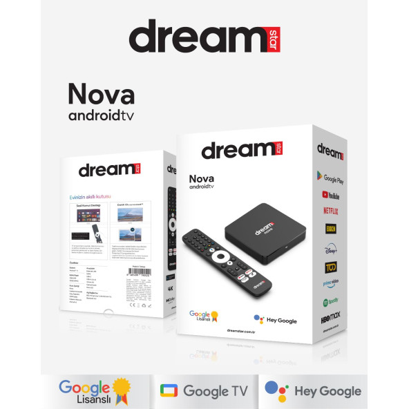 Dreamstar Nova 32 GB 4K Android TV Box