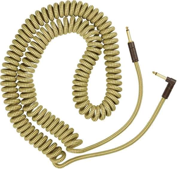 Fender Deluxe Coil Cable 9m Tweed Enstrüman Kablosu