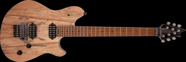 Evh Wolfgang Wg Standard Exotic Spalted Maple Baked Akçaağaç Klavye Natural Elektro Gitar